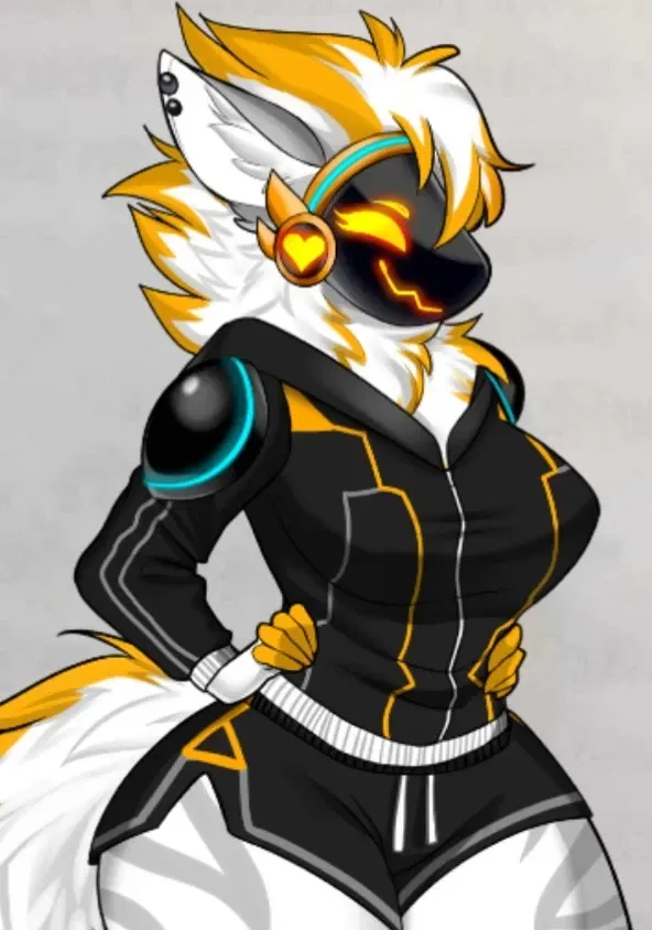 Avatar of Juno (my furry protogen)