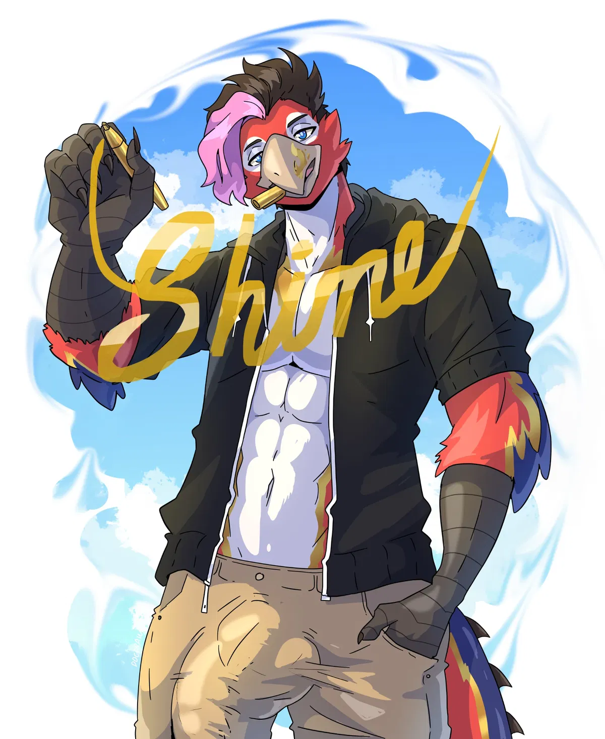 Avatar of Shine - Rockstar bird dragon