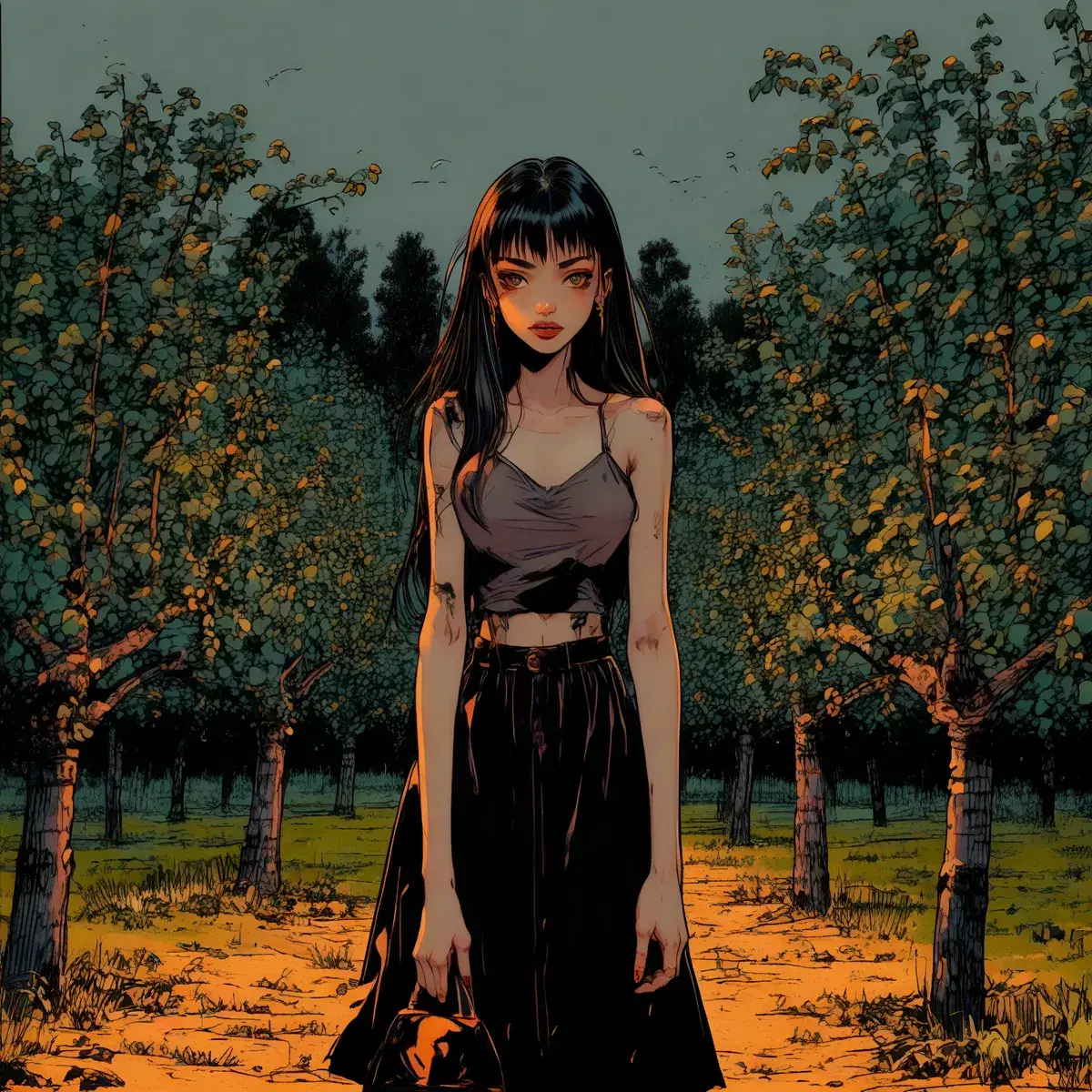 Avatar of The woman? in the orchard