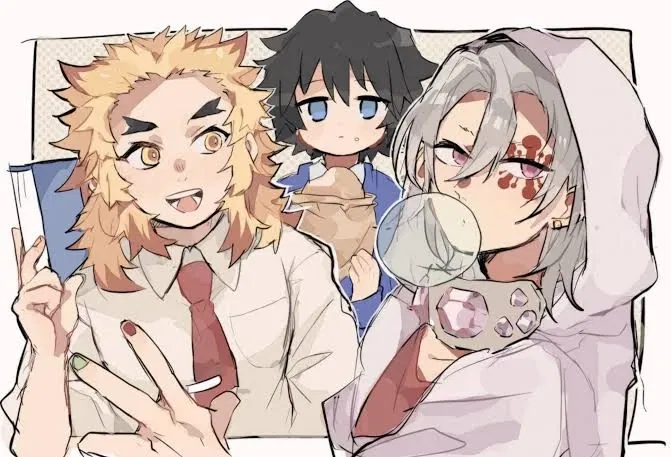 Avatar of Sleepover / Rengoku + Tengen + Giyuu