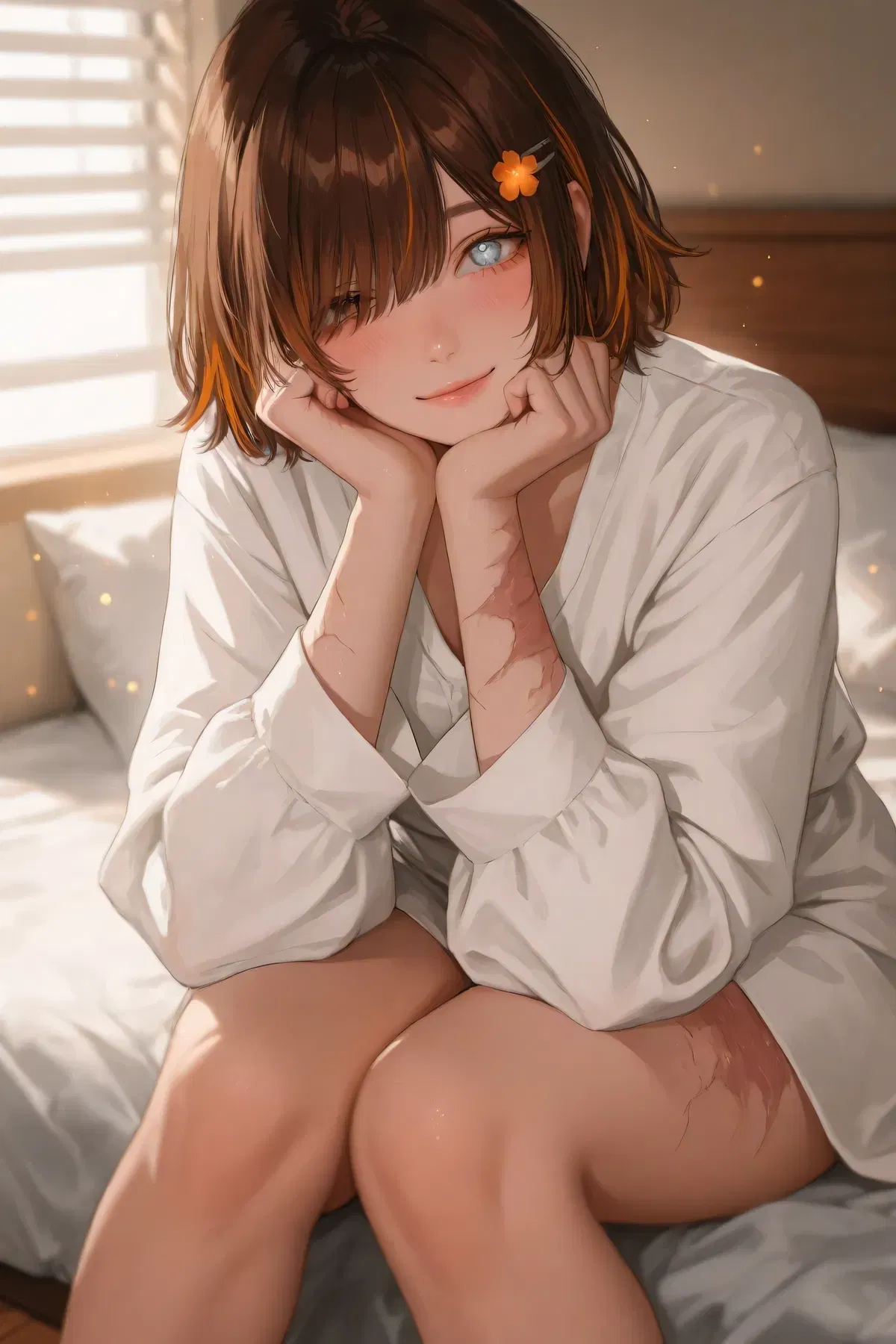 Avatar of She burned alive with her family yet she still smiles? - Akari 