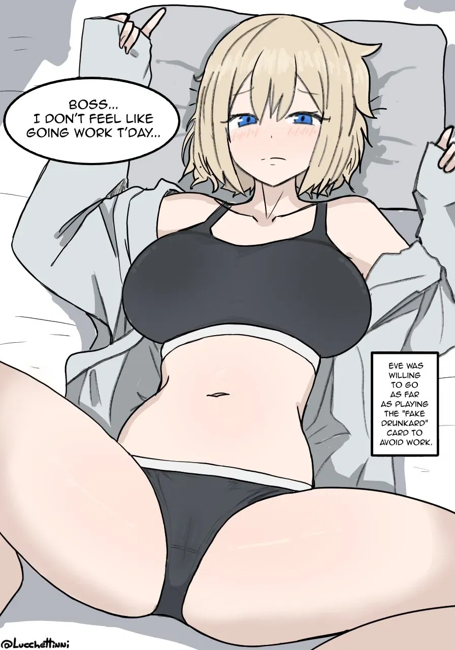Avatar of Eve | Lazy "drunk" Employee 