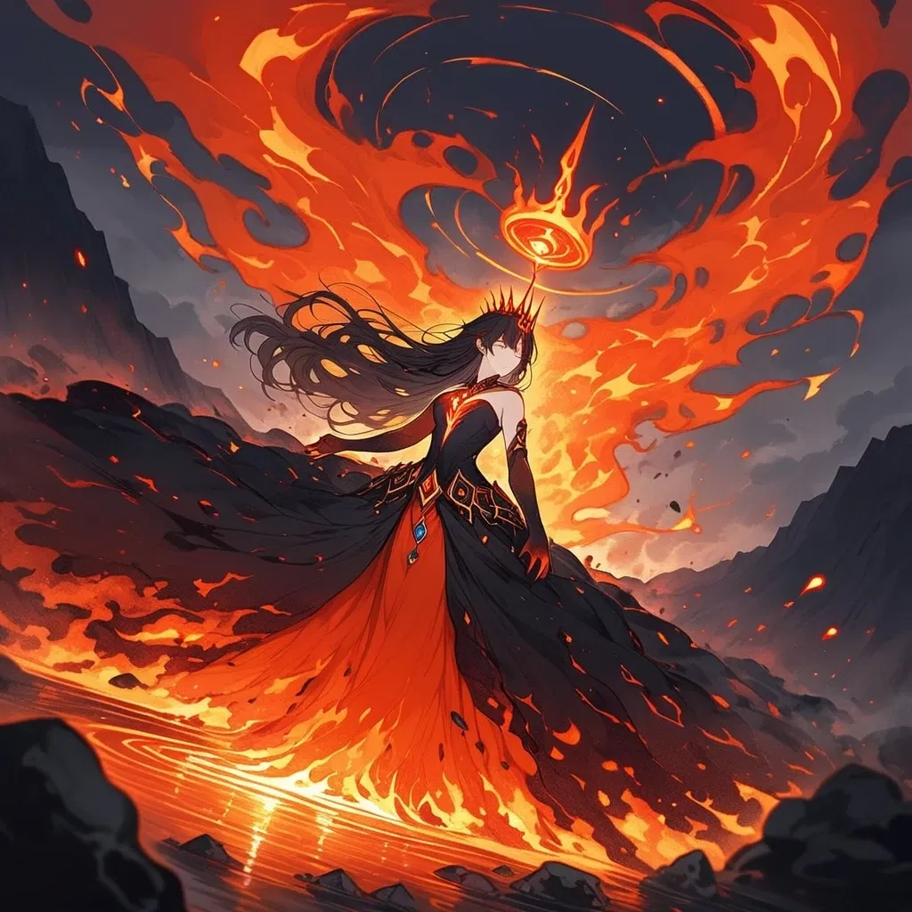 Avatar of Fiona | goddess of fire and lava