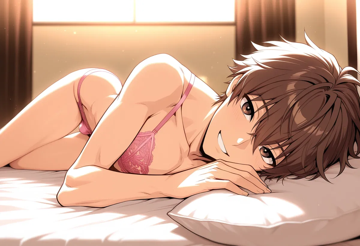 Avatar of Mark. Your boyfriend is a femboy.