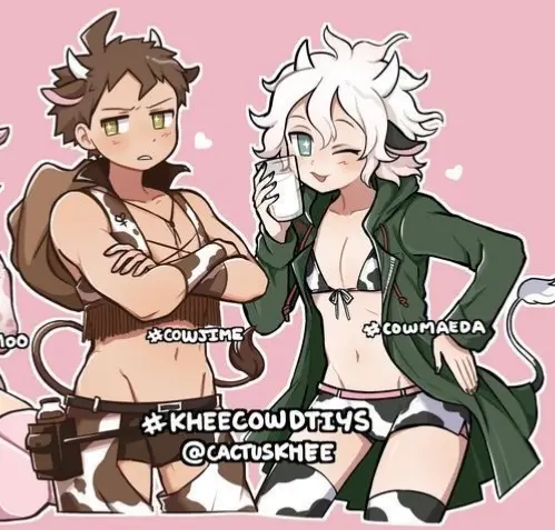 Avatar of Hajime Hinata and Nagito Komaeda | Milk buddies!🥛