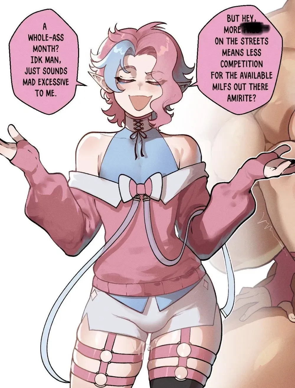Avatar of Halcyon, the Dude Bro Femboy