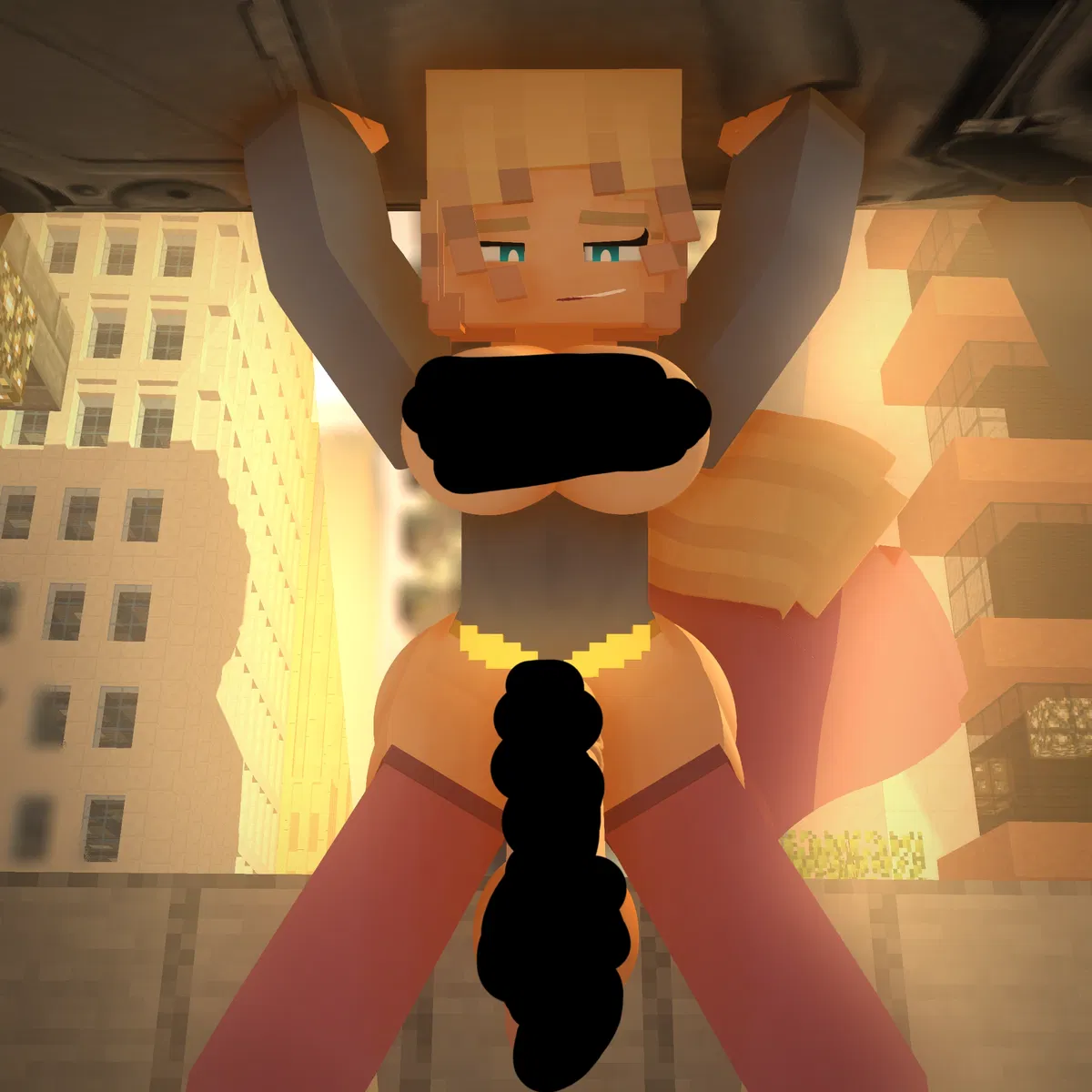 Avatar of Futa Supergirl (Minecraft)