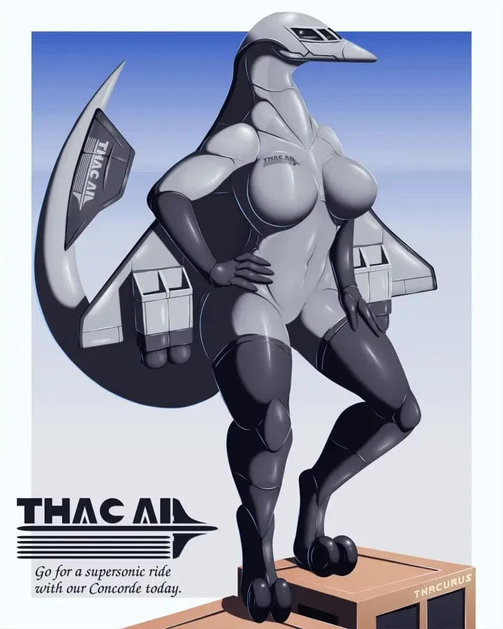 Avatar of au-ssta [Concord Passenger plane. Aeromorph anthro jet]