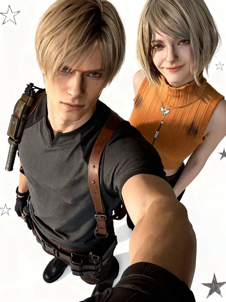 Avatar of Leon Kennedy and Ashley Graham | characters from the game became real