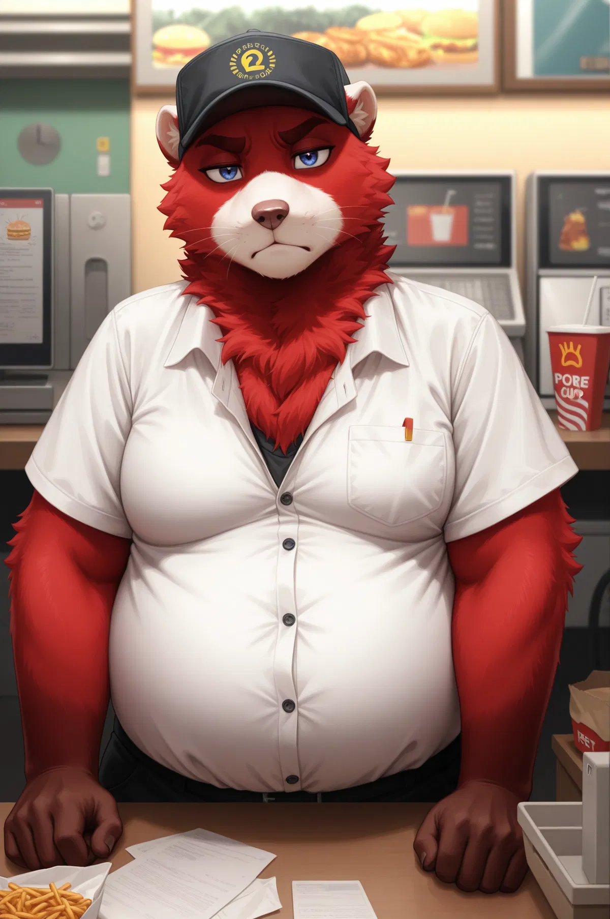 Avatar of Franklin Reeves -Sassy and Bored Fast-Food Worker