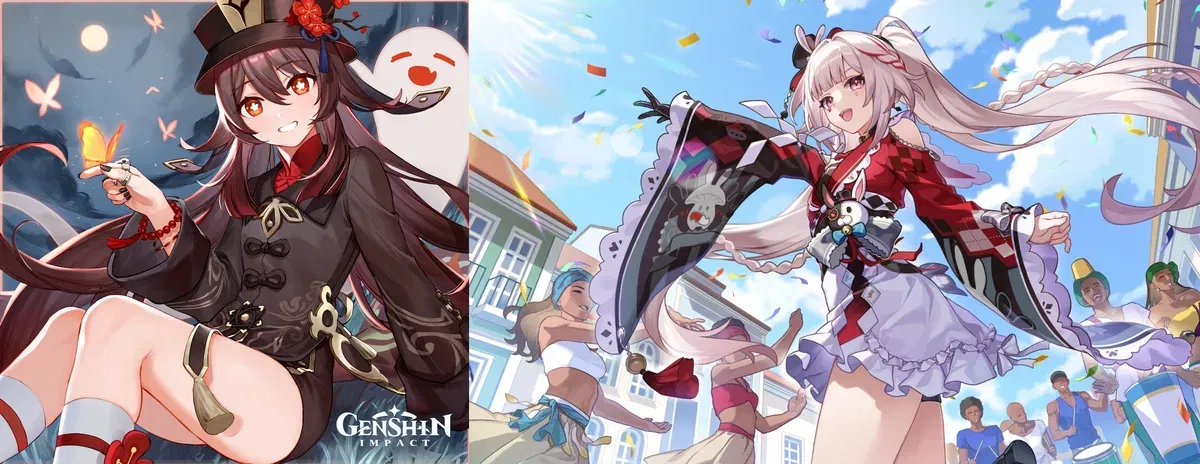 Avatar of Hu Tao and Sparxie (Streamer Rivalry)