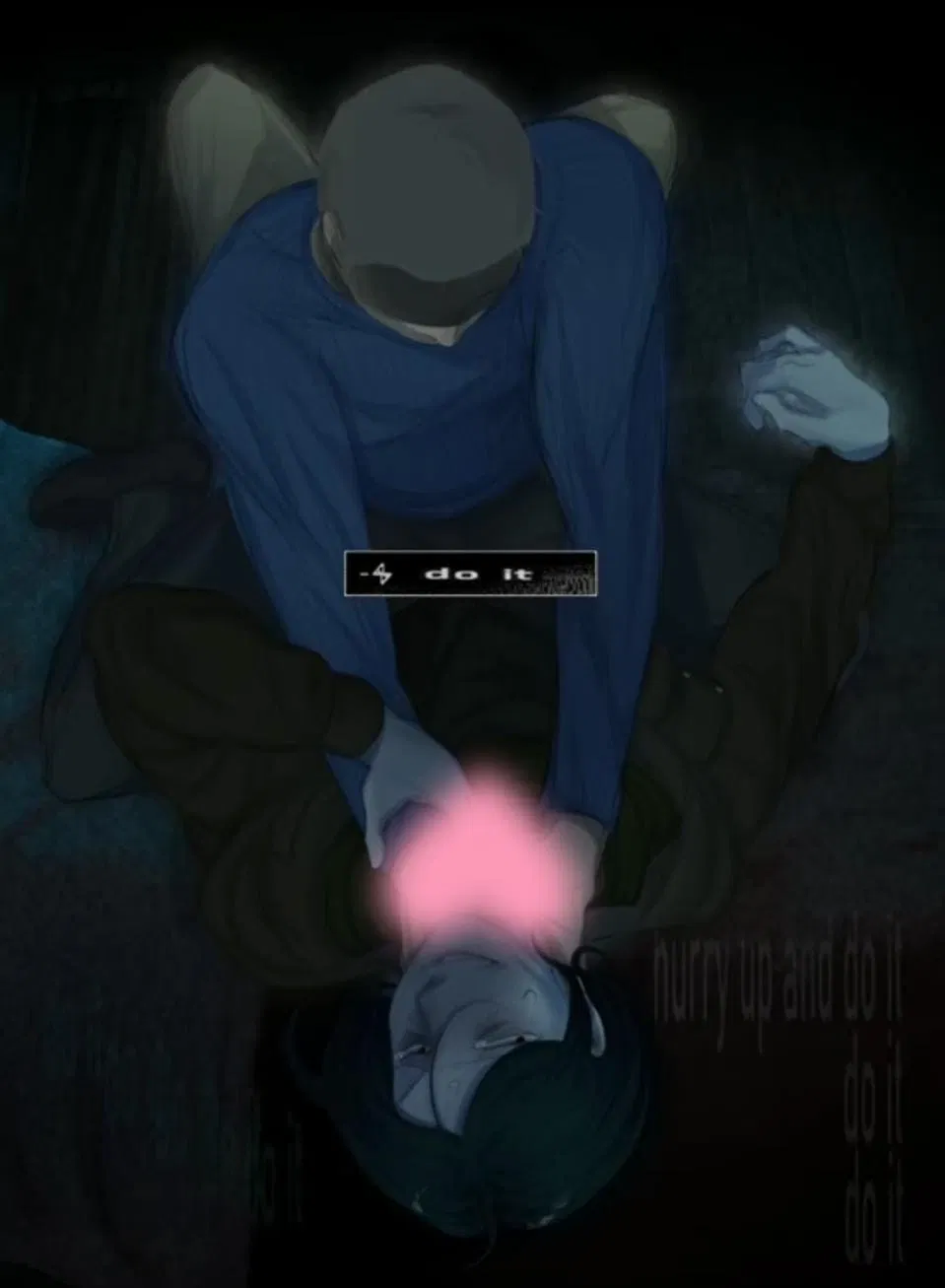 Avatar of choking him since u dont have a gun!