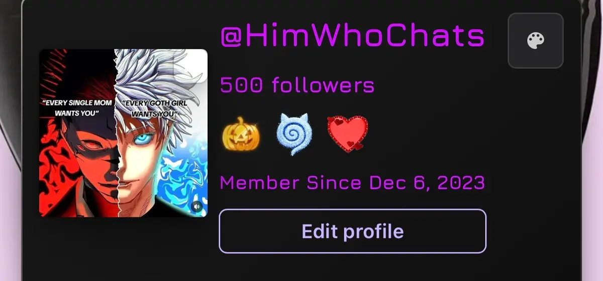 Avatar of 500 FOLLOWERS YEAH BBBBBOOOOOOOOOOYYYYYYYYU!!!!!!!!!!!!