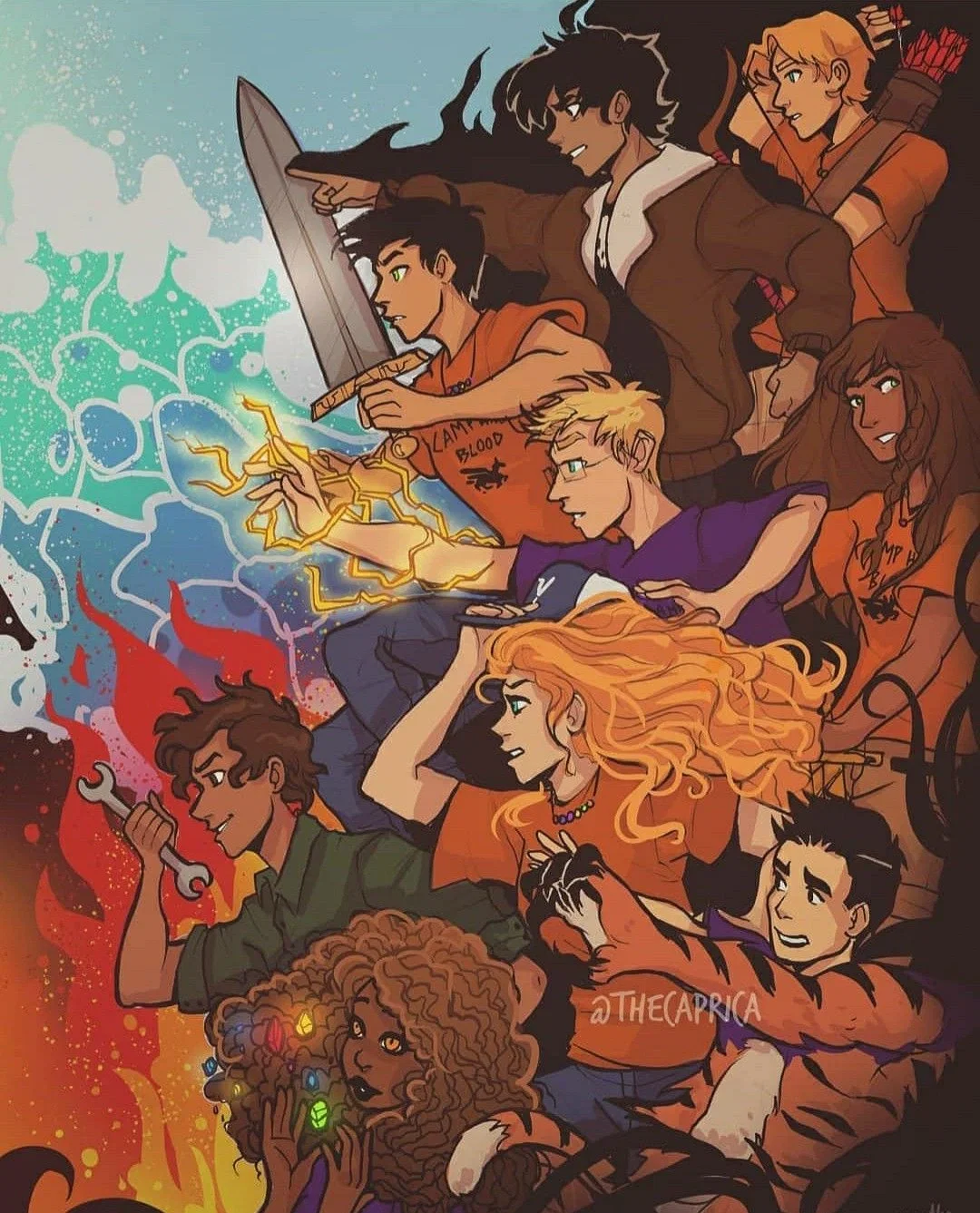 Avatar of The Seven PJO (+ Will and Nico)