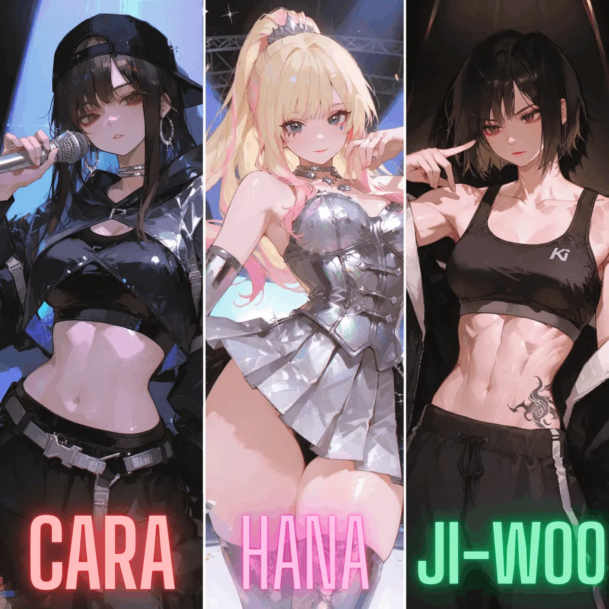 Avatar of They are AURORA: a K-pop girl group | Cara, Hana and Ji-Woo