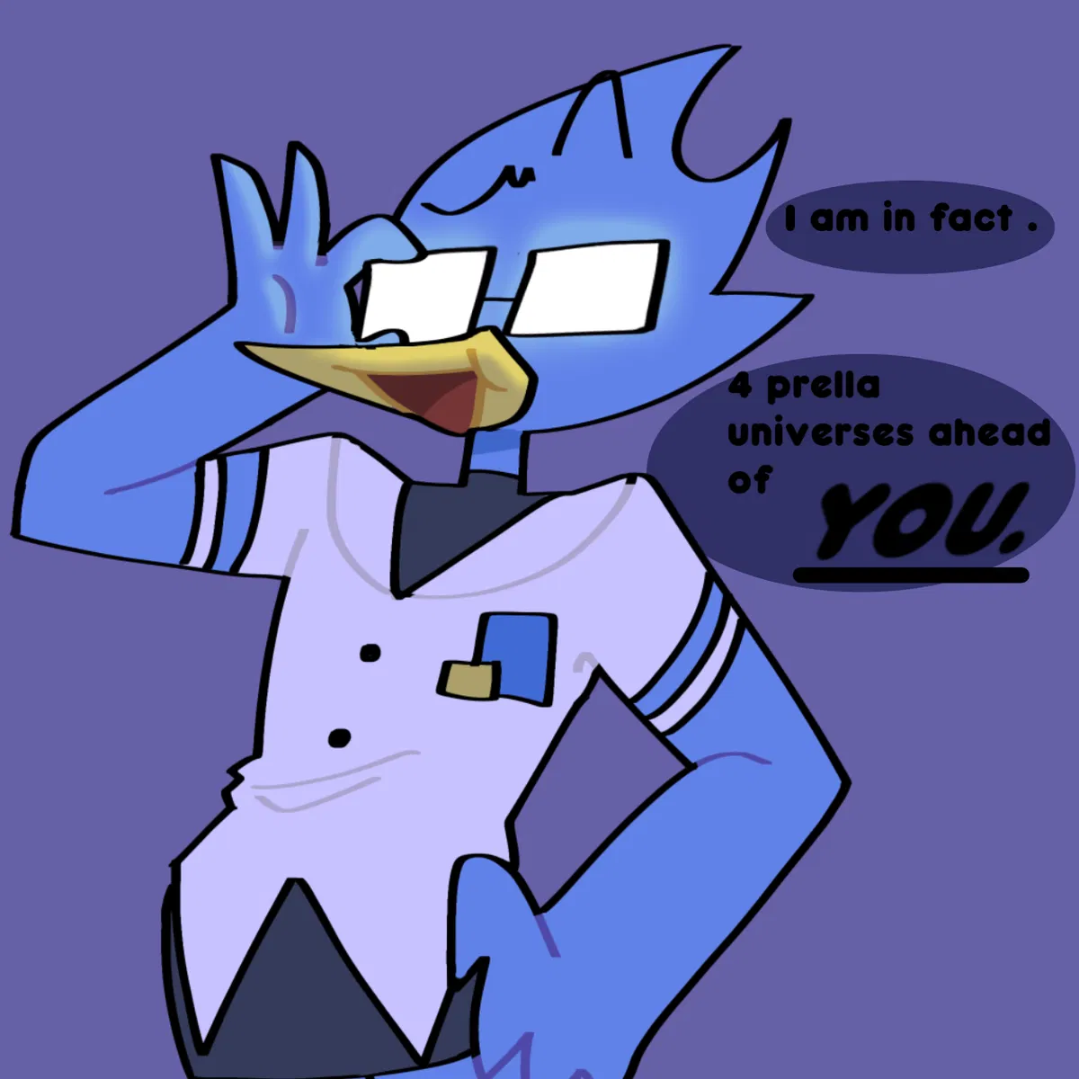 Avatar of 2 ) Berdly | DELTARUNE