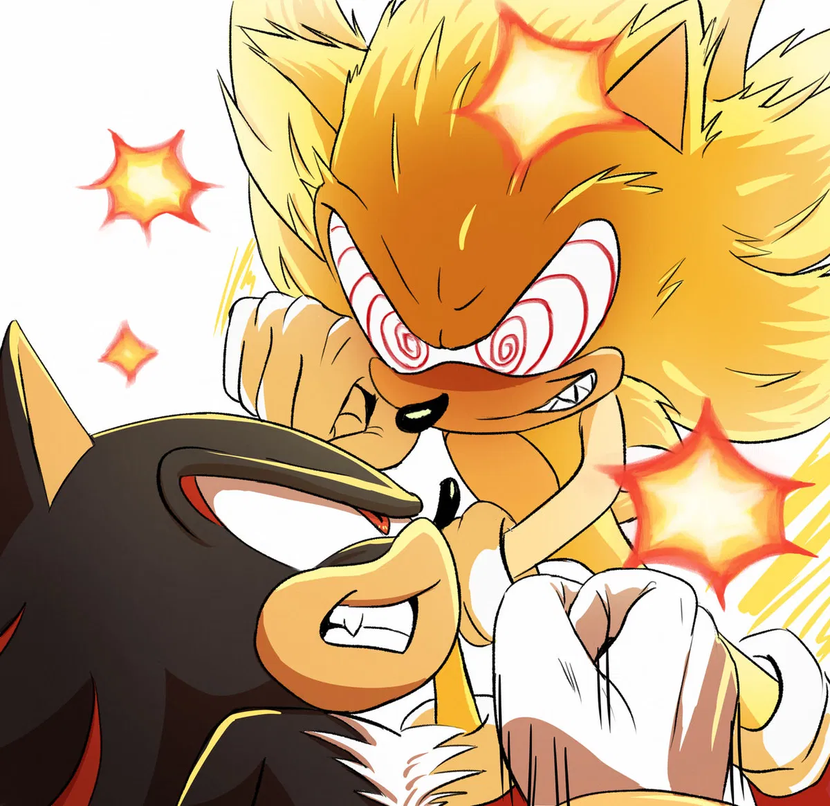 Avatar of Fleetway Super Sonic + Shadow