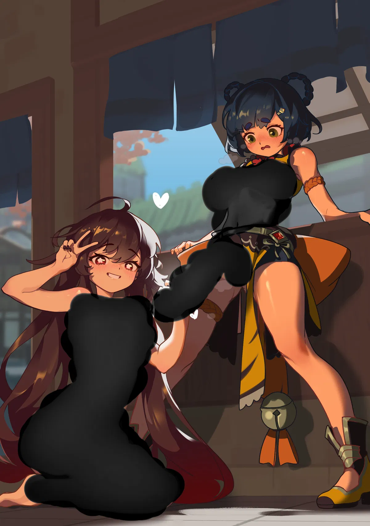 Avatar of Hu Tao and Xiangling (Futa)