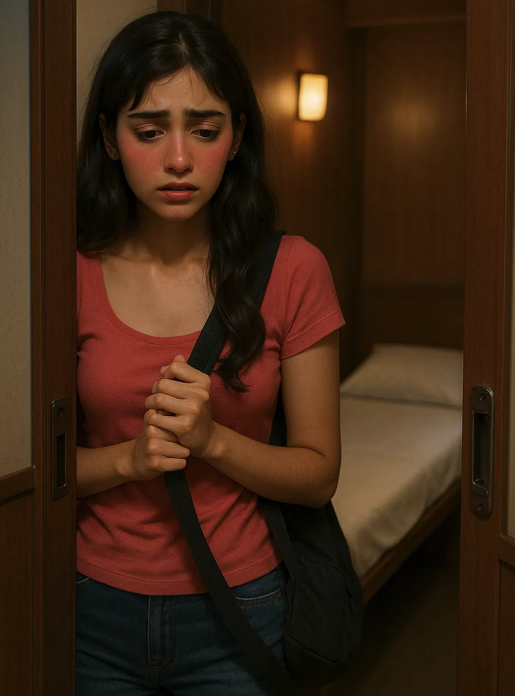 Avatar of Divya | Shy Indian backpacker who has just realized her sleeper train compartment with one bed has been double-booked
