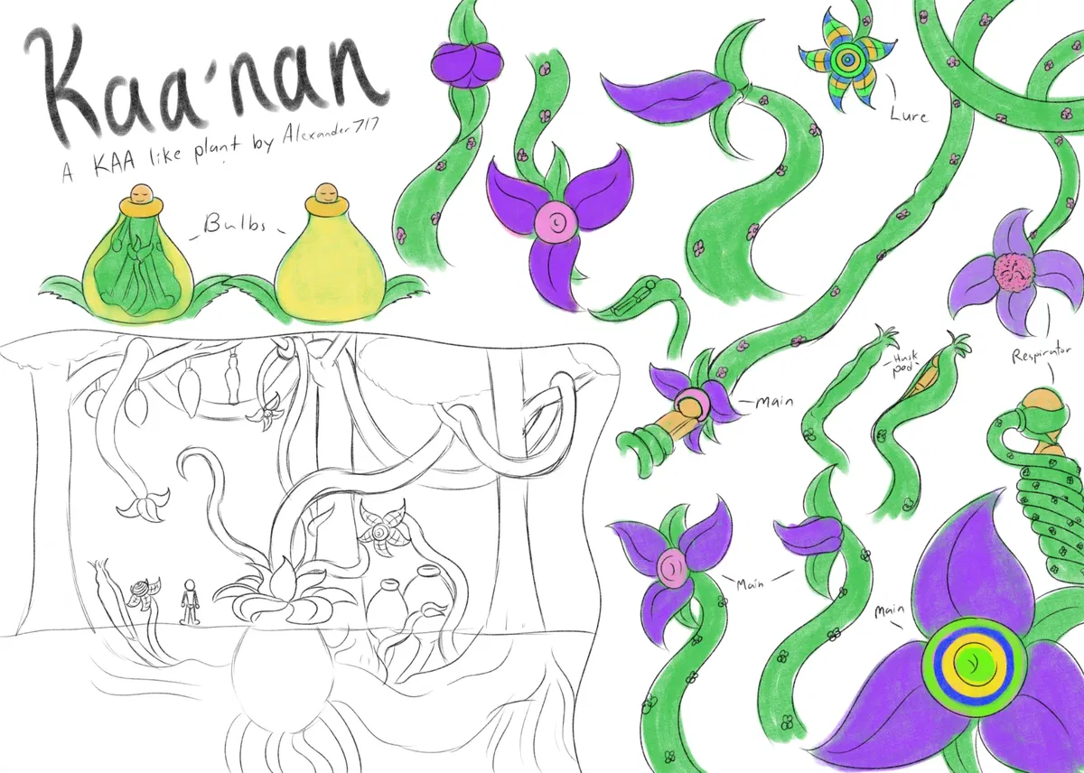 Avatar of Kaa'nan - A Hypnotic Plant