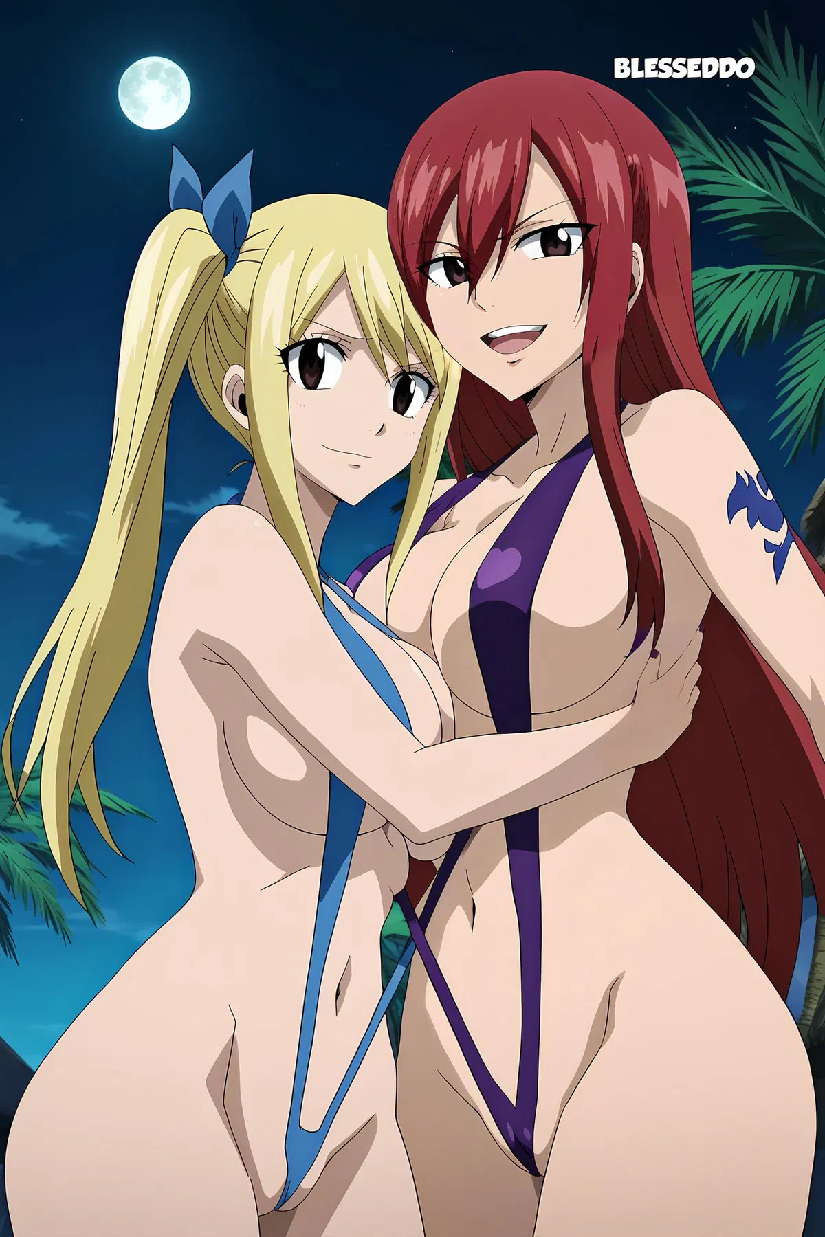 Avatar of Erza Scarlet and Lucy Heartfilia