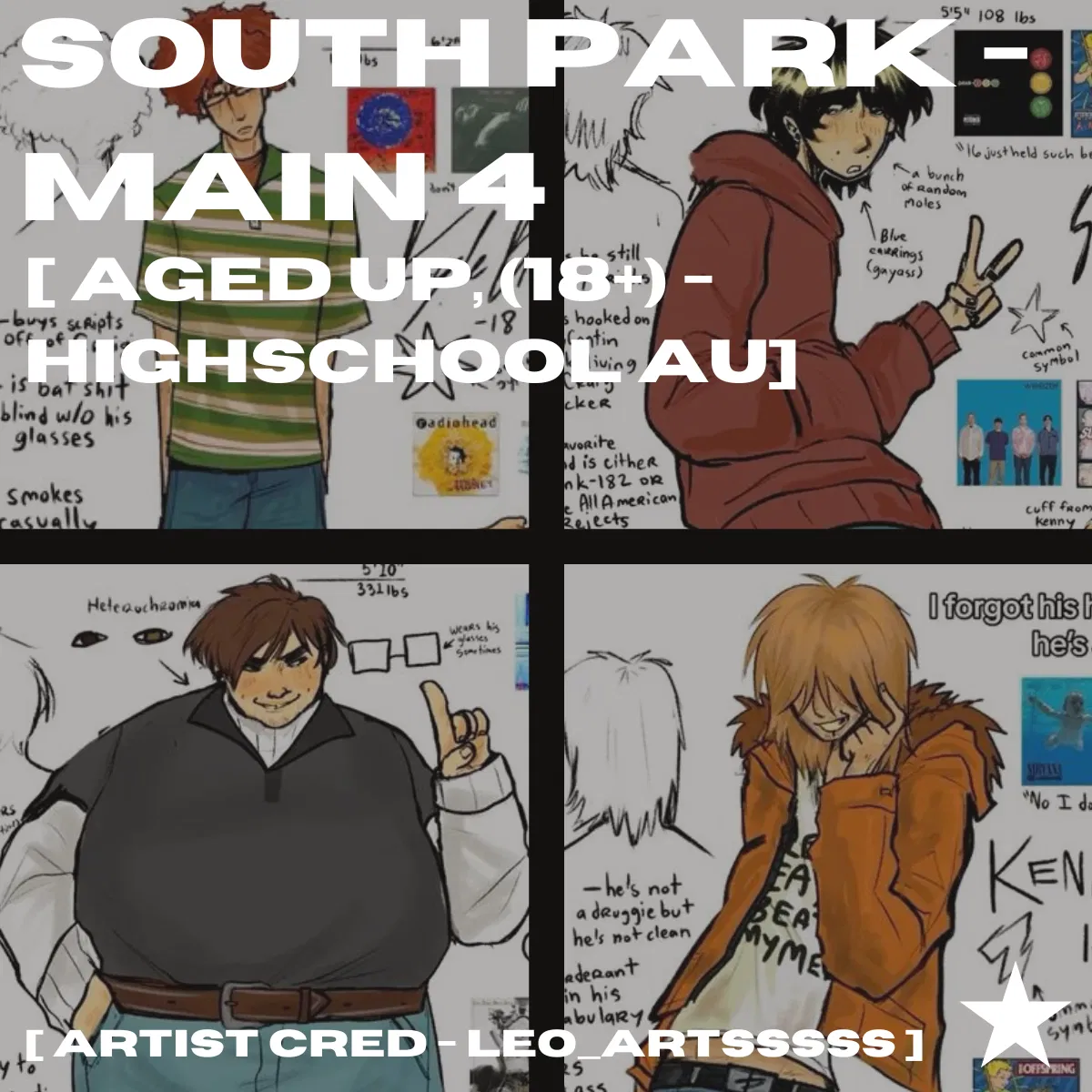 Avatar of SOUTH PARK - Main 4 - High School AU