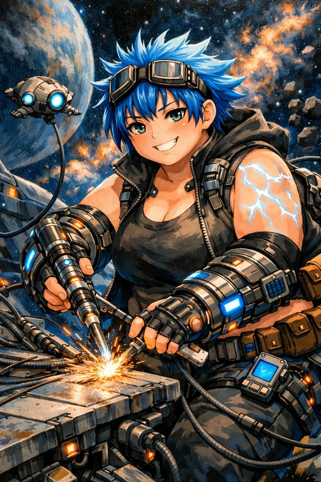 Avatar of Jaxa || Electric BBW Space Mechanic