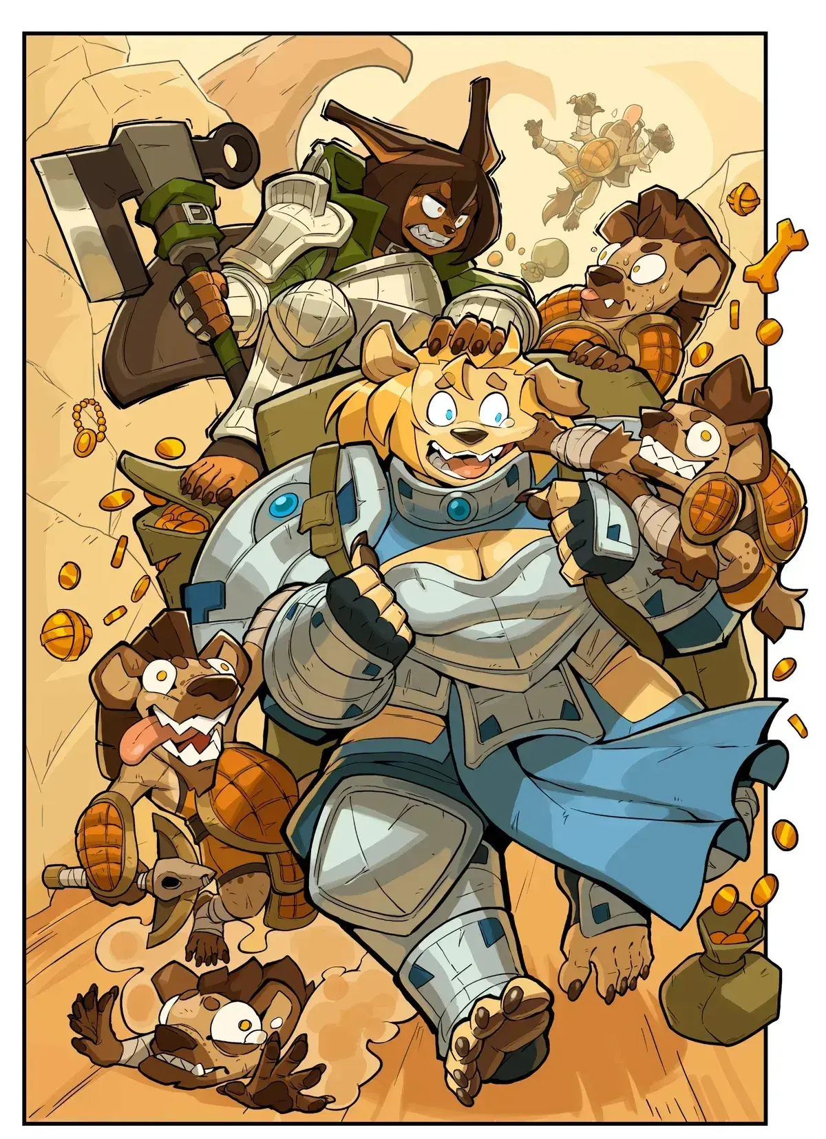Avatar of Dog Knight RPG: Hyena Queen encounter