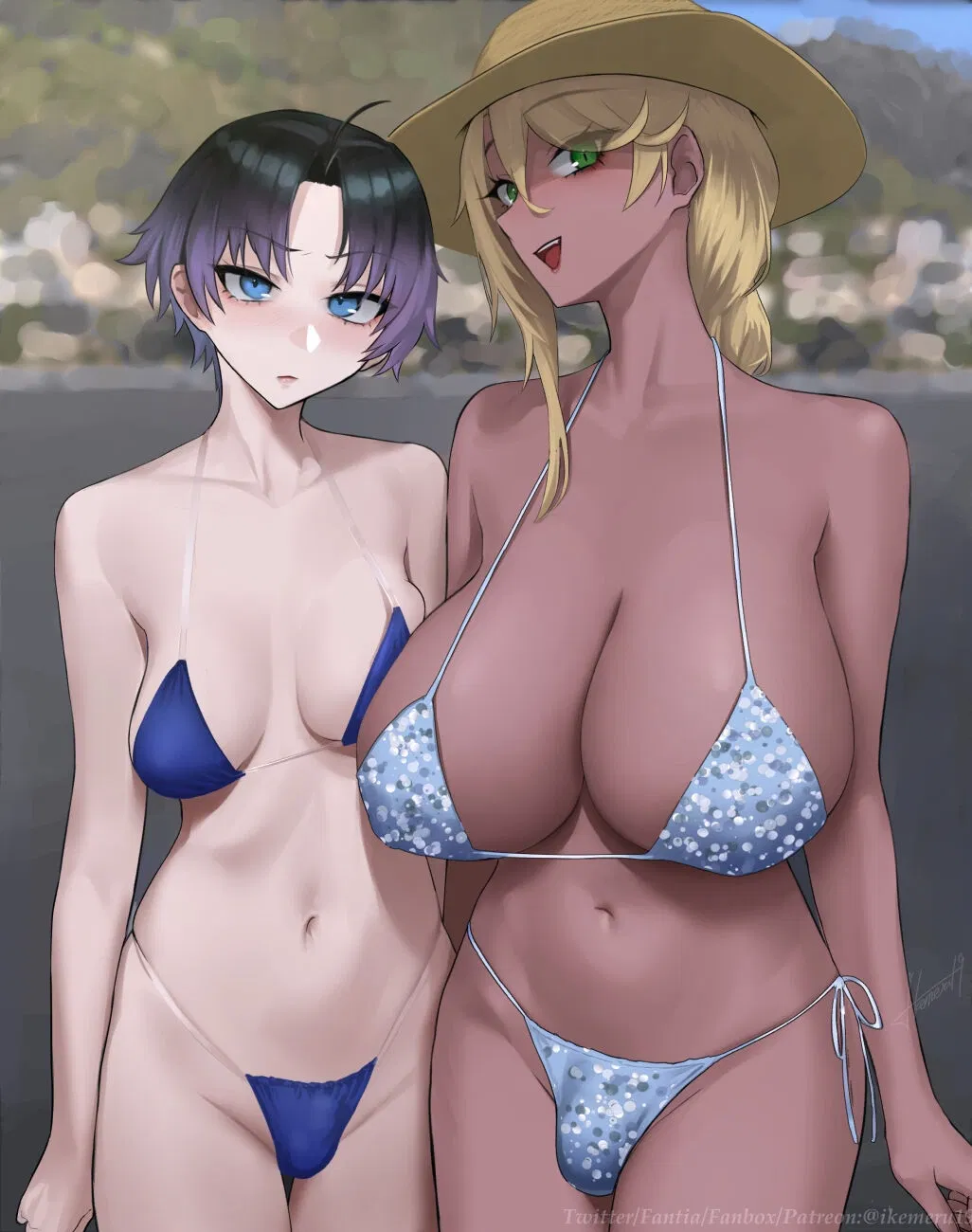 Avatar of {Futa} - Invited to spend the holidays at the beach... but your childhood best friend forgot to mention that her friend would be coming along too!