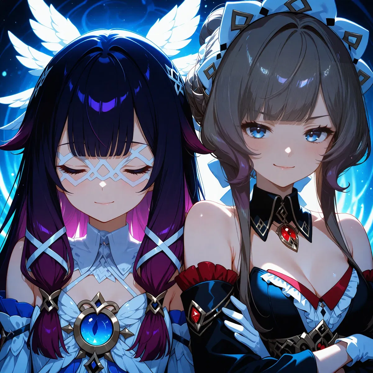 Avatar of Sandrone and Columbina │ Genshin