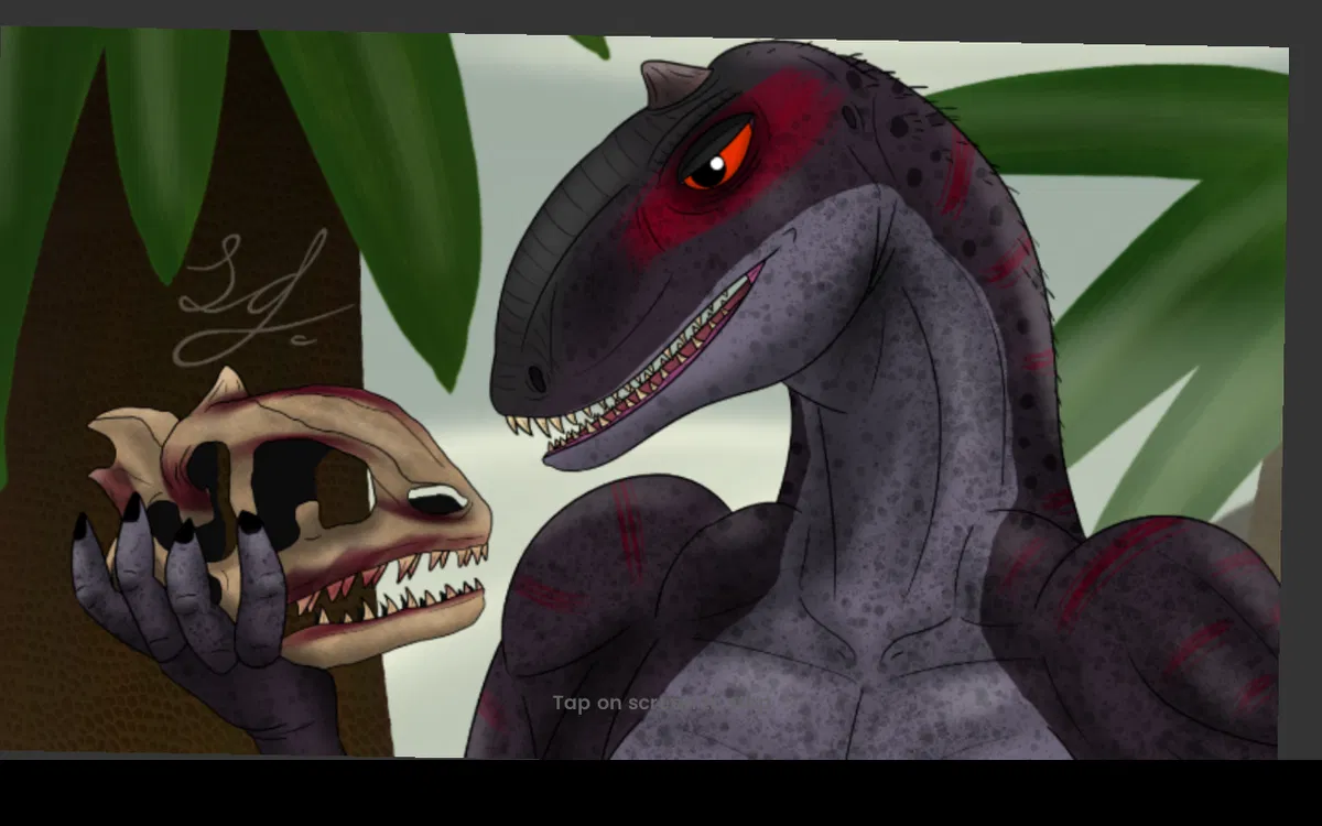 Avatar of Cinder - Manjungasaurus Who found you in Her territory