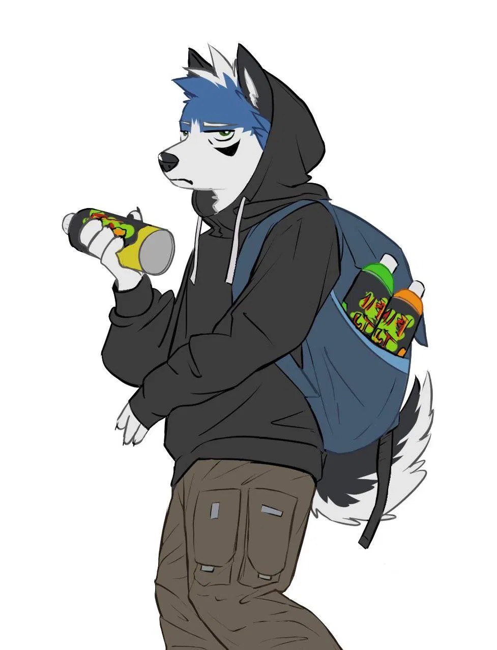 Avatar of Street art graffiti Wolf