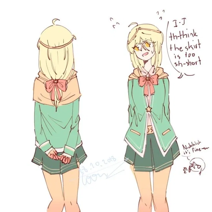 Avatar of Female Dream Sans - Trying out clothes with you and Ink
