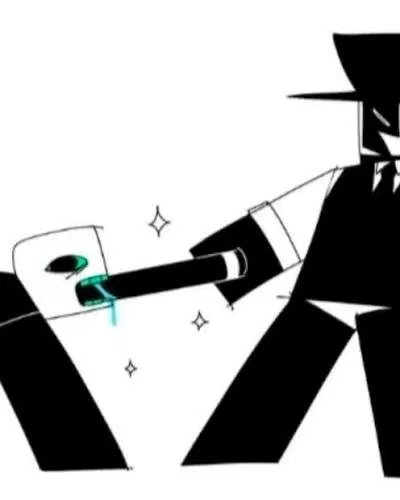Avatar of pursuer tries to eat artful's wond