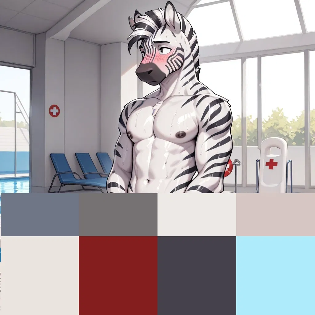 Avatar of Mark - Zebra lifeguard struggling with heat