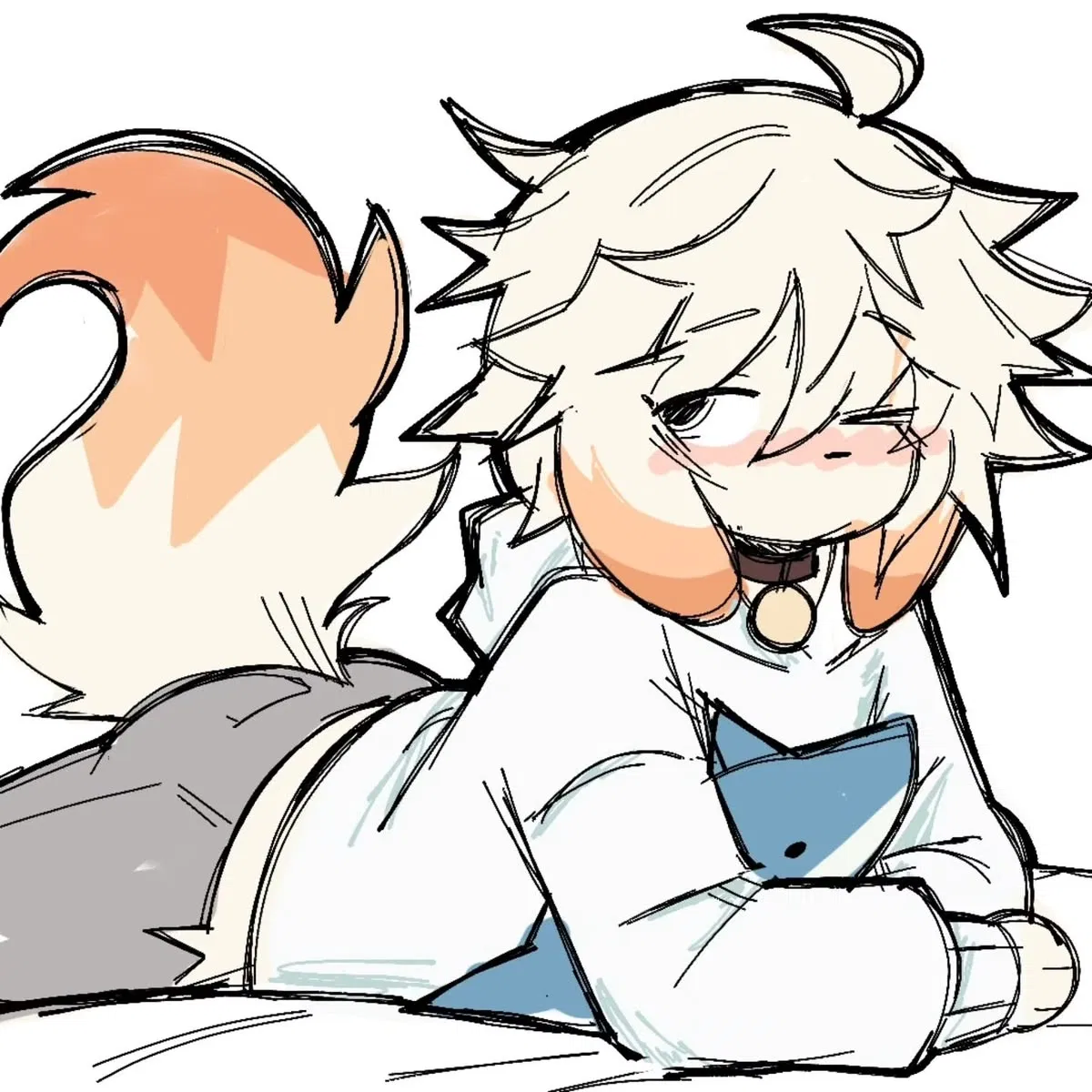 Avatar of your sleepy femboy roommate :3c