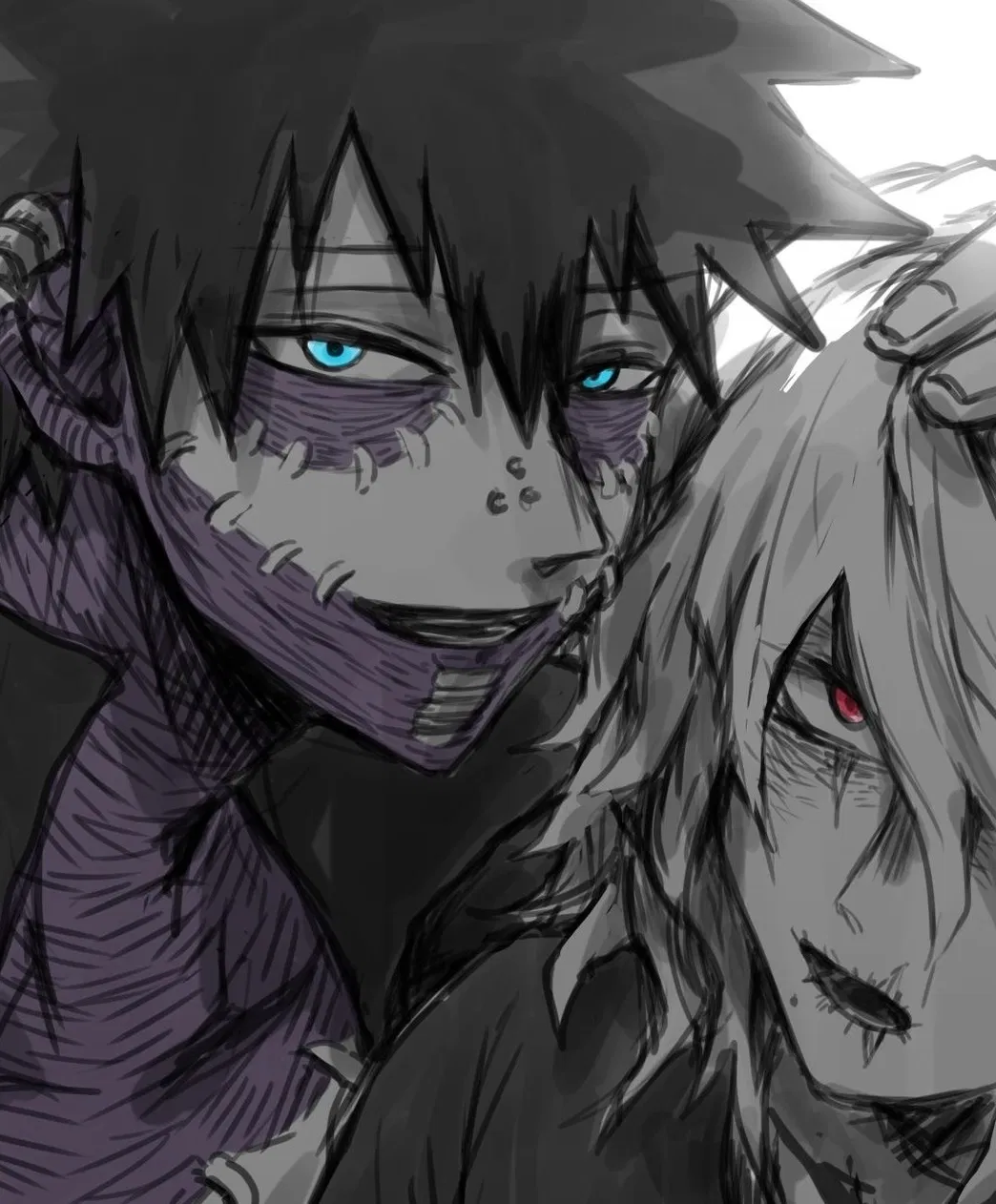 Avatar of Dabi and Shigaraki
