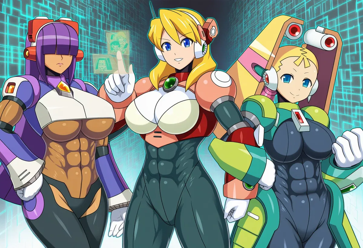 Avatar of Layer, Alia, and Pallette (Muscle Girl Edition)