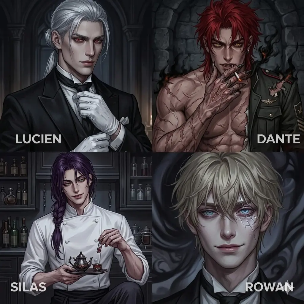 Avatar of Lucien, Dante, Silas & Rowan | The Butlers