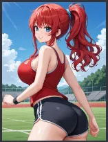Avatar of Sabrina your sporty Childhood friend who wants to do sports with you (Reupload))