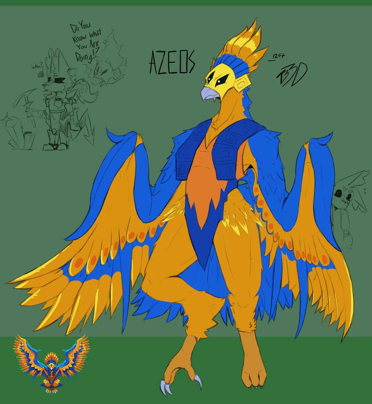 Avatar of Azeos the Sky Titan