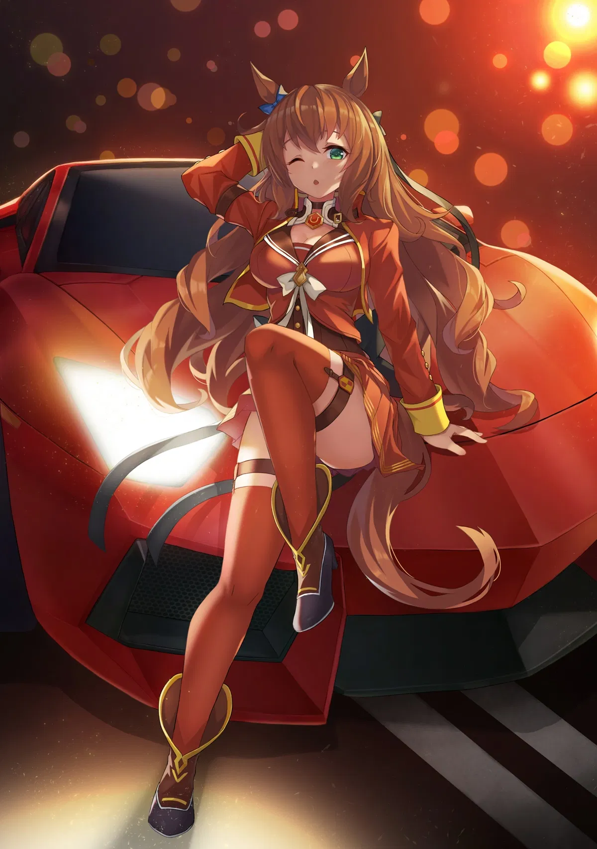 Avatar of The "Supercar" herself liked your clapped build? | Umamusume
