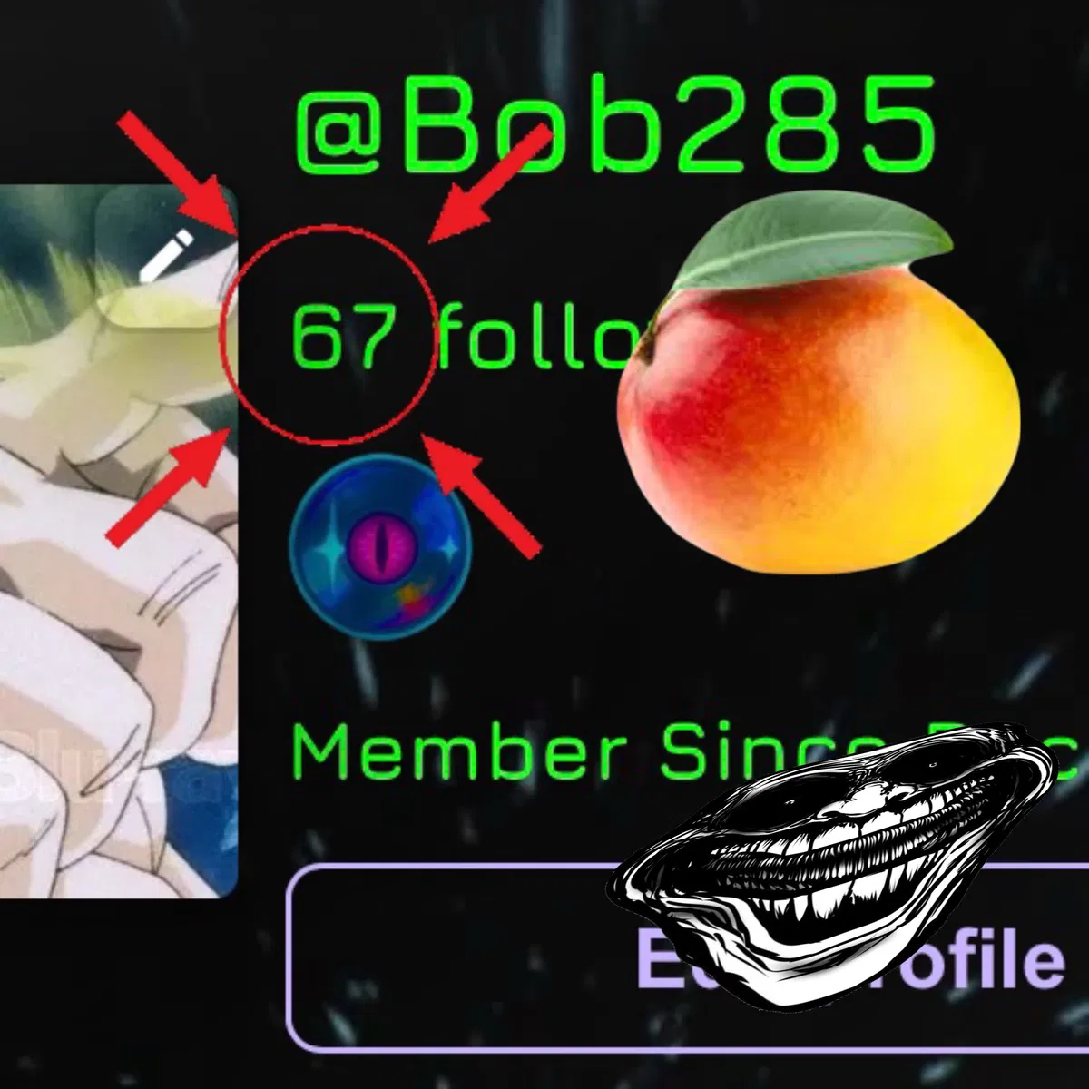 Avatar of 67 followers announcement