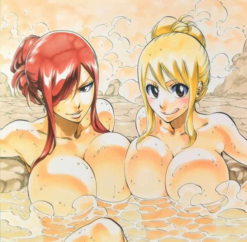 Avatar of Erza & Lucy: Hot spring 
