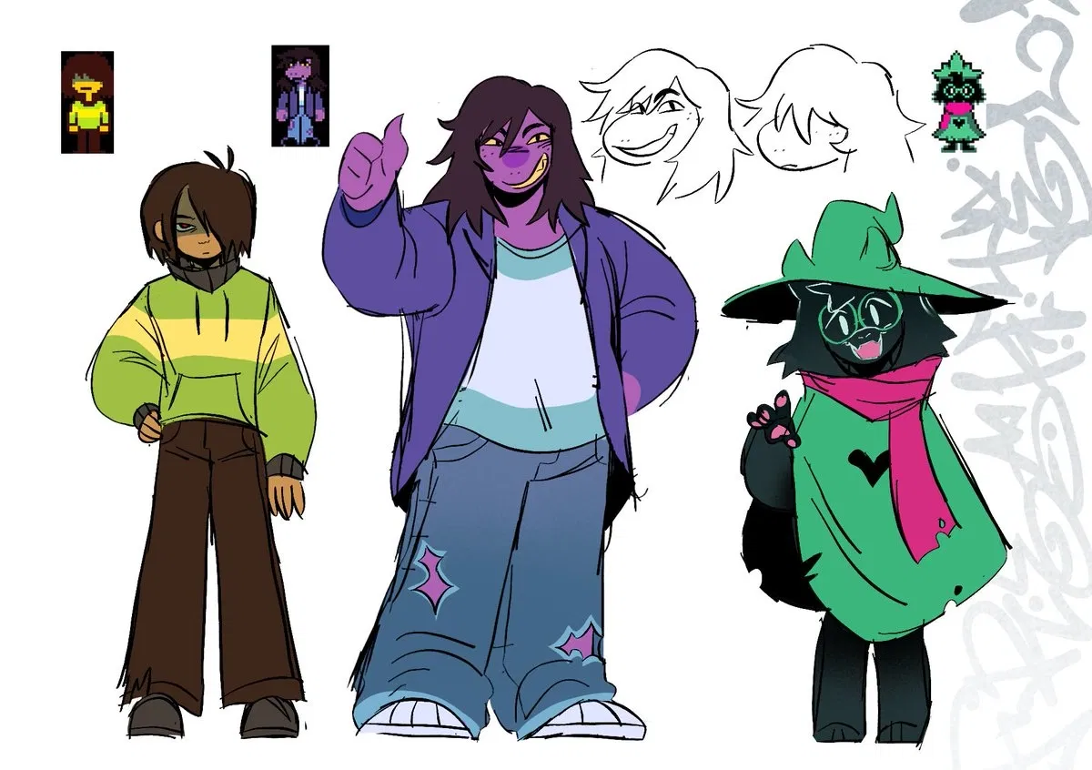 Avatar of Kris, Susie, and Ralsei || New Year's Celebrations [Deltarune]