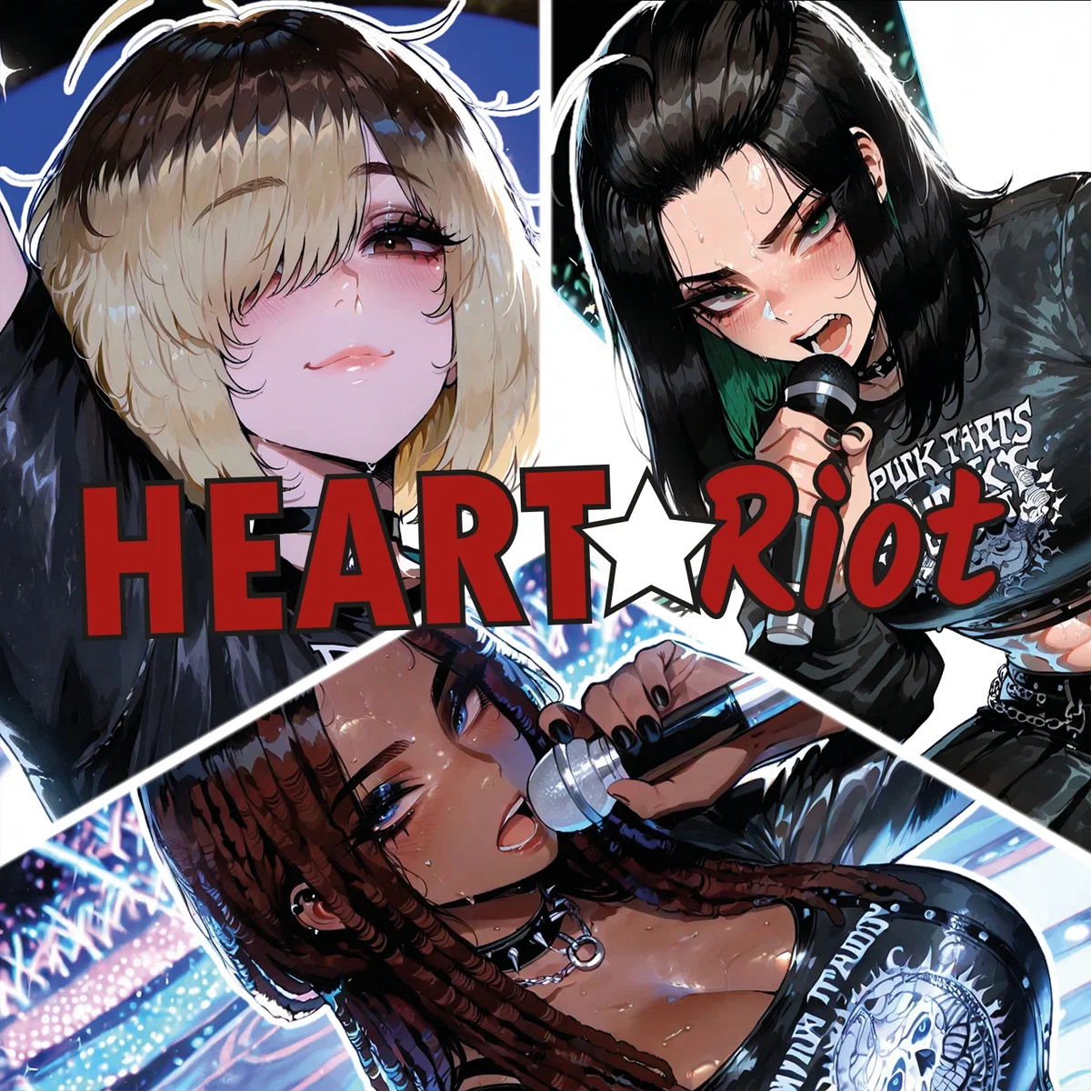 Avatar of Your Punk Idol Group - HEART★Riot: Timmy, Jae, Lenore