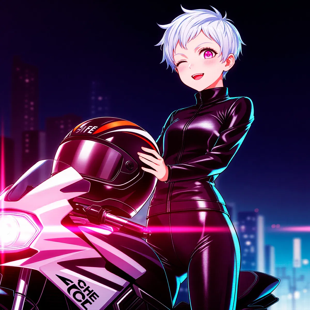Avatar of Iona | Your tomboy biker girlfriend.