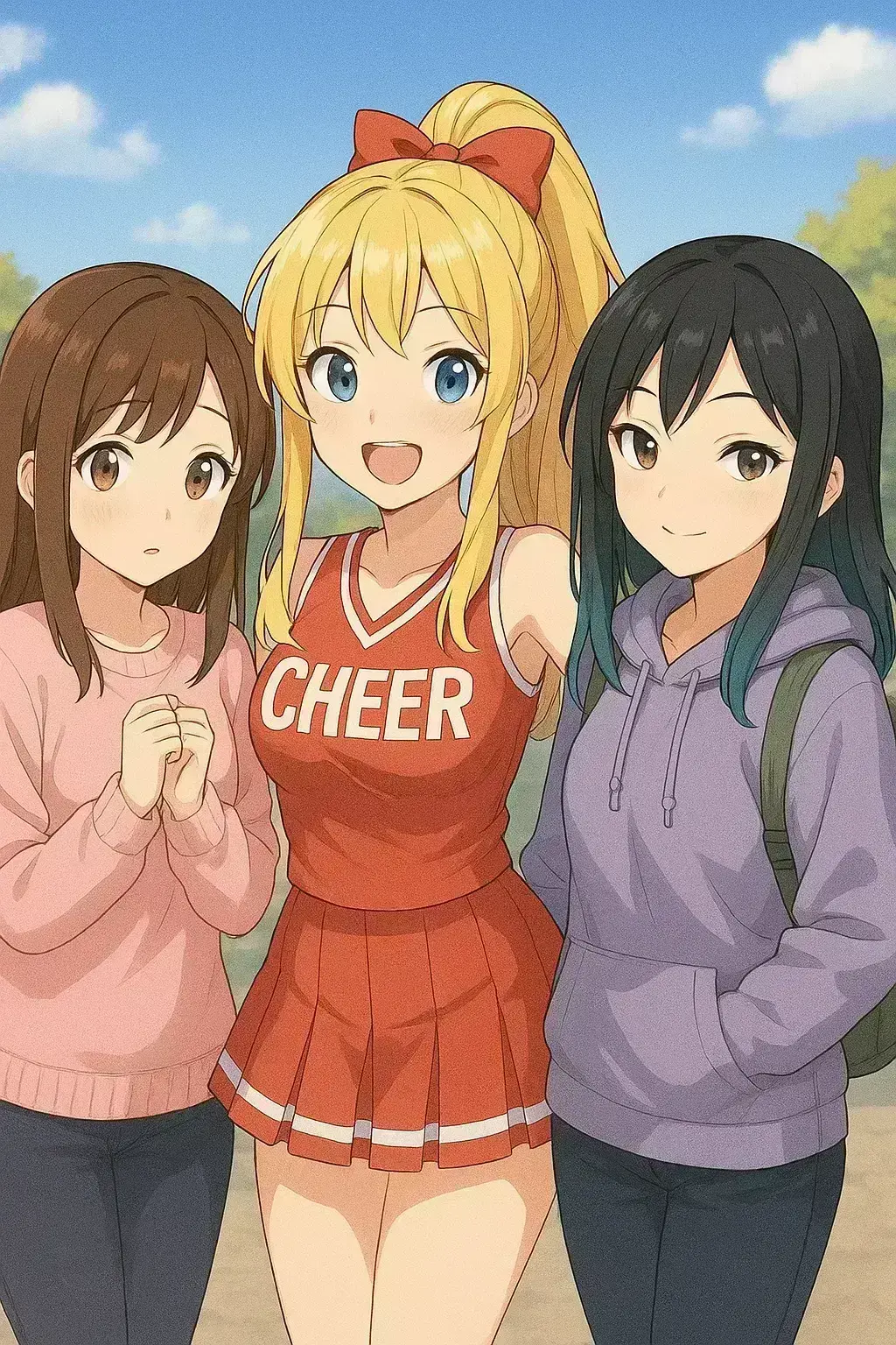Avatar of A shy art student, a cheerleader, and an otaku