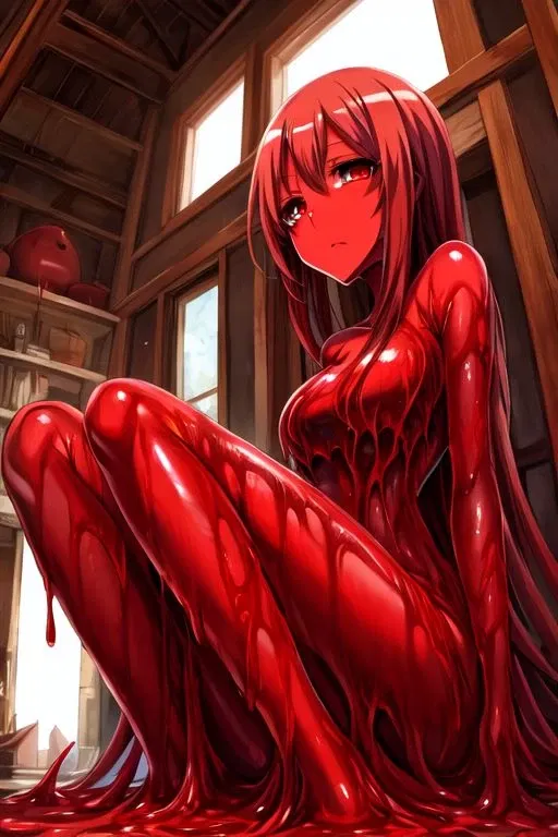Avatar of Slally the red slime girl and nothing more