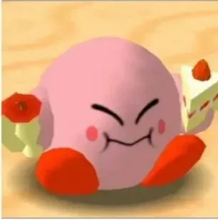 Avatar of Fat ass Kirby ate all food (either find a way get to food to kinda save us all) 